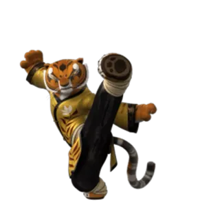 🐯 Tigress Kung Fu Panda Tigress, Kung Fu Panda, martial arts, cartoon, character, animated telegram sticker