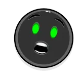 😲 emoji, zszokowany, zaskoczony, twarz telegram sticker