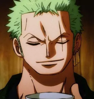 🌽 Zoro One Piece anime, one piece, zoro, roronoa zoro, pirate, swordsman telegram sticker