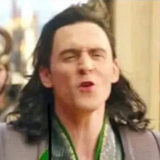 🤬 Loki Loki, Tom Hiddleston, Marvel, personaje, cara telegram sticker