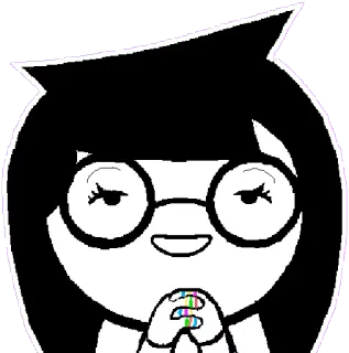 🙏 Jade Harley Homestuck Jade Harley, Homestuck, Webcomic, Charakter, Brille whatsapp sticker