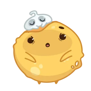 😶 可爱, 卡通, 卡哇伊, 团, 表情, 贴纸, 动画 telegram sticker