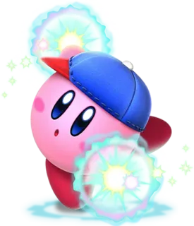 😮 Kirby gra wideo, kirby, różowy, słodki, postać telegram sticker