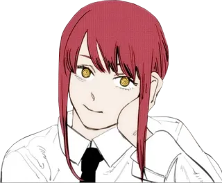 😏 Makima Chainsaw Man anime, manga, makima, chainsaw man telegram sticker