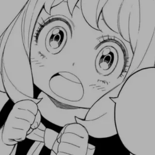 🎀 Anya Forger Spy x Family Anime, Manga, Spy x Family, Anya Forger, Süß, Cartoon telegram sticker