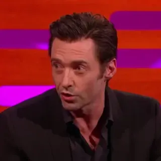 🐺 Hugh Jackman Hugh Jackman, actor, celebrity, portrait whatsapp sticker