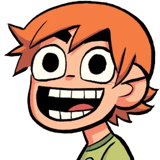 Scott Pilgrim whatsapp stickers