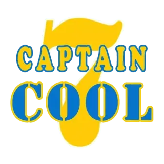 7⃣ CAPTAIN COOL kapitän, cool, aufkleber, held, figur whatsapp sticker