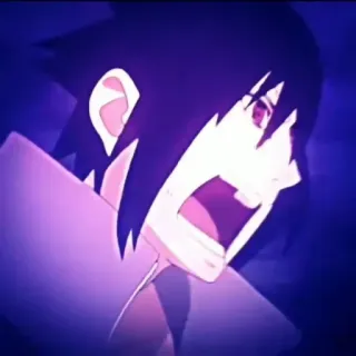 🎧 Sasuke Uchiha Naruto Sasuke, Naruto, Anime, Manga, Uchiha, Screaming, Cartoon telegram sticker