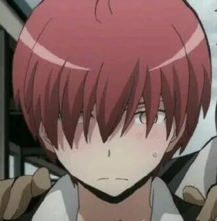 🥲 Karma Akabane Assassination Classroom Anime, Manga, Karma Akabane, Assassination Classroom, École, Élève telegram sticker
