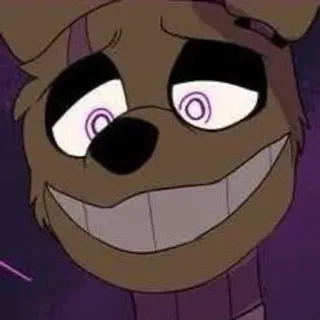 🌟 Springtrap Five Nights at Freddy's animatronic, bunny, purple, evil, villain, horror telegram sticker