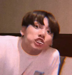 🦋 Jungkook kpop, bts, idol, cantante, masculino telegram sticker