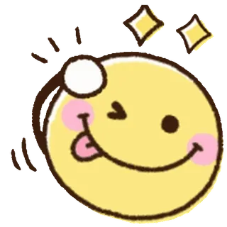 ⭐ Emoji, Lindo, Guiño, Lengua telegram sticker