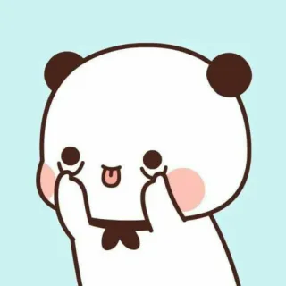 🍼 Panda, Lucu, Kartun, Kawaii, Binatang, Stiker telegram sticker