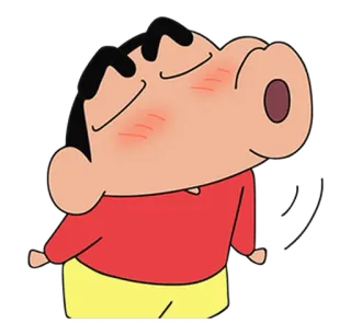😊 Shin-chan Crayon Shin-chan anime, cartoon, character, funny, cute telegram sticker