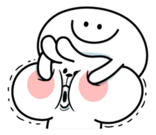 😮 Dibujos animados, Mono, Divertido, Expresión, Pegatinas whatsapp sticker