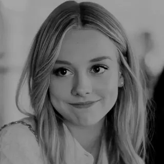 ➰ femme, blonde, portrait, visage, jolie, actrice whatsapp sticker