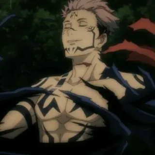 ✨ Ryomen Sukuna Jujutsu Kaisen anime, demon, curse, sorcerer, king telegram sticker