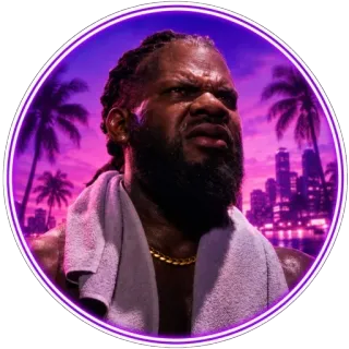 😤 Franklin Clinton Grand Theft Auto V telegram sticker