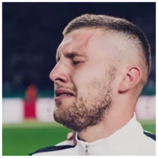😢 crying, sad, emotional, man, portrait telegram sticker