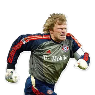 😤 Oliver Kahn soccer, goalkeeper, sports, bayern munich, athlete telegram sticker