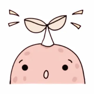 💭 schattig, kawaii, cartoon, monster, chibi, illustratie whatsapp sticker