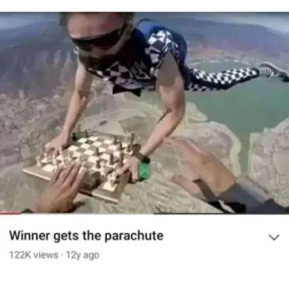 🦶 Winner gets the parachute telegram sticker
