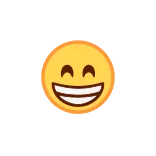 😁 emoji, smiley, happy, face, positive, joy telegram sticker