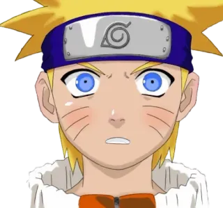 😳 Naruto Anime, Manga, Ninja, Bambino, Arancione telegram sticker