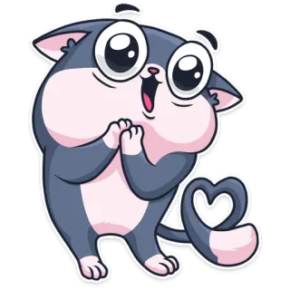 @kotstvo Кот Сеймур whatsapp stickers