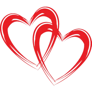 ❤ heart, love, valentine, romance, red telegram sticker