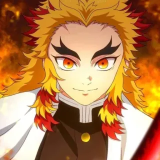 🙂 Rengoku Kyoujurou Demon Slayer Anime, Demon Slayer, Rengoku, Kyojuro telegram sticker