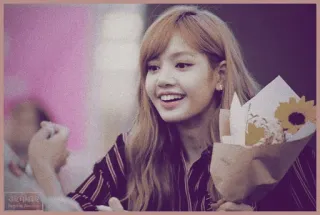 🌸 Lisa kpop, idol, lisa, blackpink, sängerin, promi, porträt telegram sticker