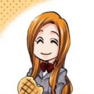 ⚔ Orihime Inoue Bleach Anime, Manga, Chibi, Słodkie, Dziewczyna telegram sticker