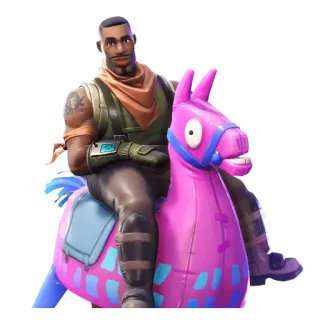 🥳 Fortnite, Lama, Videogioco, Personaggio telegram sticker