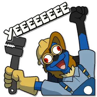 Nick The Lucario whatsapp stickers