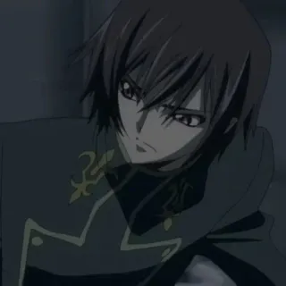 🧩 Lelouch Lamperouge Code Geass Аниме, Персонаж, Лелуш, Код Гиас telegram sticker