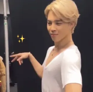 ✨ Jimin K팝, 가수, 지민, BTS, 남자, 금발 telegram sticker