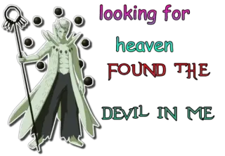 👿 looking for
heaven
FOUND THE
DEVIL IN ME anime, heaven, devil, dark telegram sticker