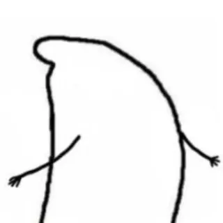 🌟 stick figure, drawing, minimalist, cartoon whatsapp sticker