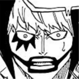 😨 Trafalgar Law One Piece 动漫, 漫画, 海贼王, 特拉法尔加·罗, 角色 telegram sticker