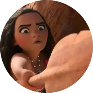 😡 Moana disney, cartoon, ozean, abenteuer, prinzessin whatsapp sticker