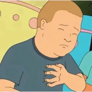 🤢 Bobby Hill King of the Hill desenho animado, Bobby Hill, King of the Hill, animação, engraçado whatsapp sticker