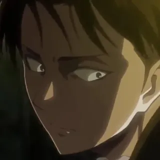 ✨ Eren Yeager Attack on Titan Anime, Karakter, Eren Yeager, Attack on Titan, Shonen telegram sticker