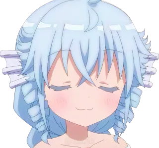 😌 Anime, Schattig, Chibi, Personage, Kawaii, Cartoon telegram sticker