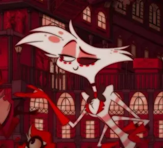 💝 Angel Dust Hazbin Hotel animazione, cartone animato, demone, hotel telegram sticker