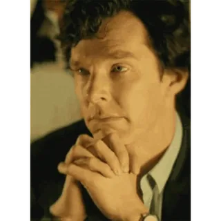 😵‍💫 Sherlock Holmes Sherlock Sherlock, Benedict Cumberbatch, BBC, Detektiv, smart, TV-Serie telegram sticker