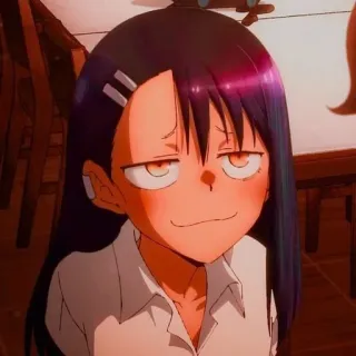 🌟 Nagatoro Don't Toy with Me, Miss Nagatoro Anime, Manga, Nagatoro, Süß, Überheblich, Anime Mädchen whatsapp sticker