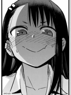 🙂 Nagatoro Don't Toy with Me, Miss Nagatoro อนิเมะ, มังงะ, นางาโทโระ, ล้อเลียน, การ์ตูน, นักเรียนหญิง, เยาะเย้ย telegram sticker
