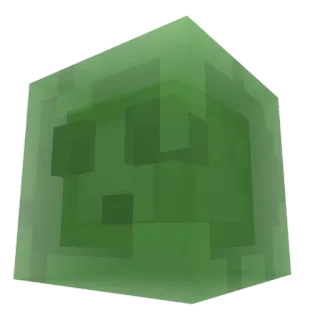 🐸 minecraft, slime, trò chơi điện tử, khối lập phương, xanh lá cây telegram sticker